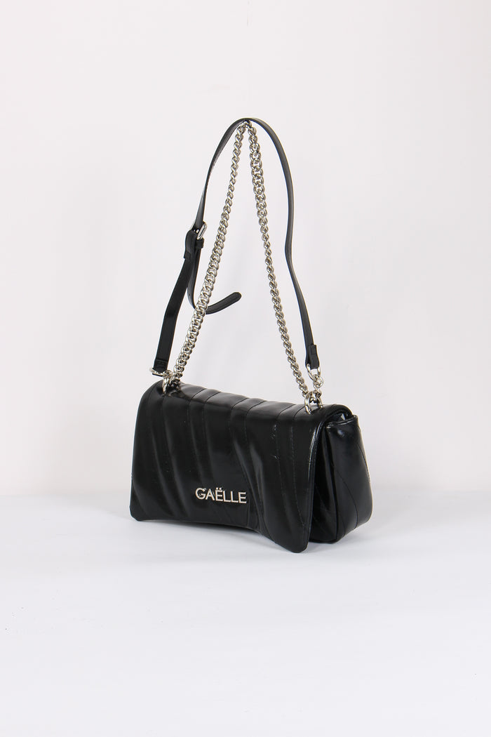 Tracolla Maxi Matelasse Vintag Nero-2