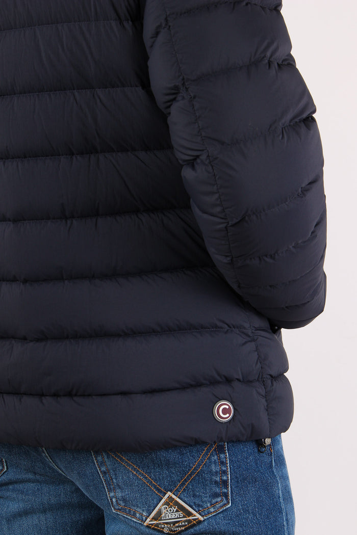 Giubbotto Basico Cappuccio Navy/blue-7