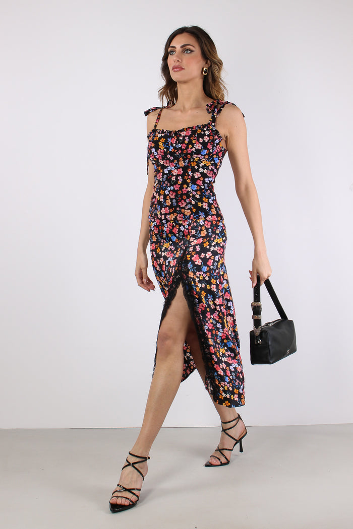 Gonna Spacco Inserto Pizzo Nero-5