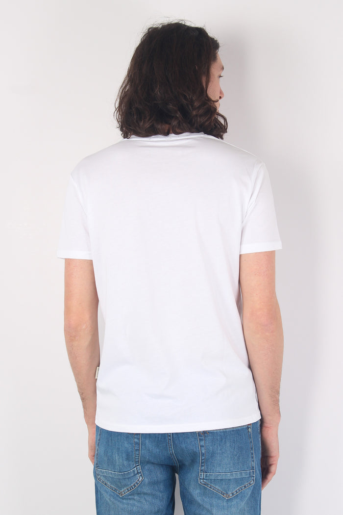 T-shirt Basica Cotone White-3