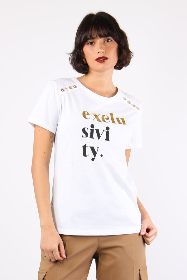 Rossana T-shirt Stampa White