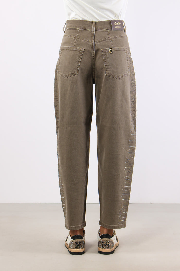 Denim Balloon Strass Laterali Zenzero-5