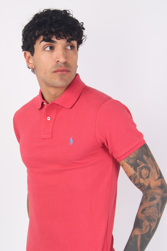 Polo Slim Fit Piquet Nantucket Red-6