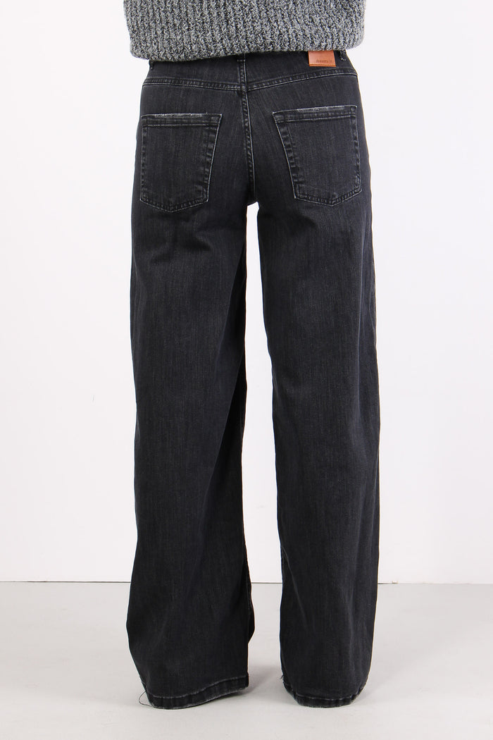 Denim Palazzo Denim Black-4