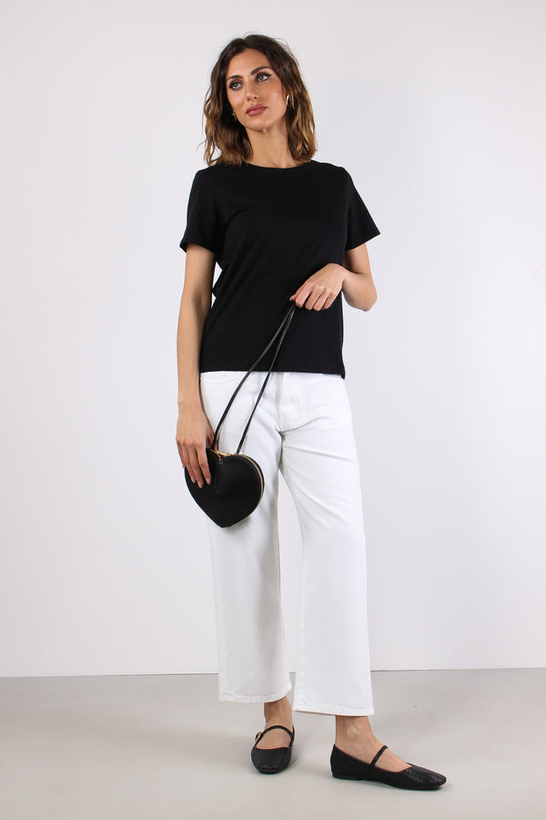 T-shirt M/m Cotone Nero
