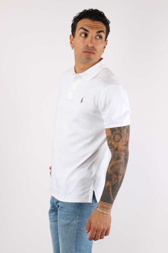 Polo Slim Fit Soft White-7
