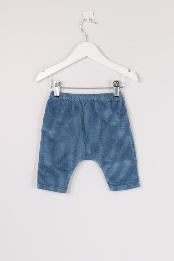 Pantalone Velluto Vintage Azzurro