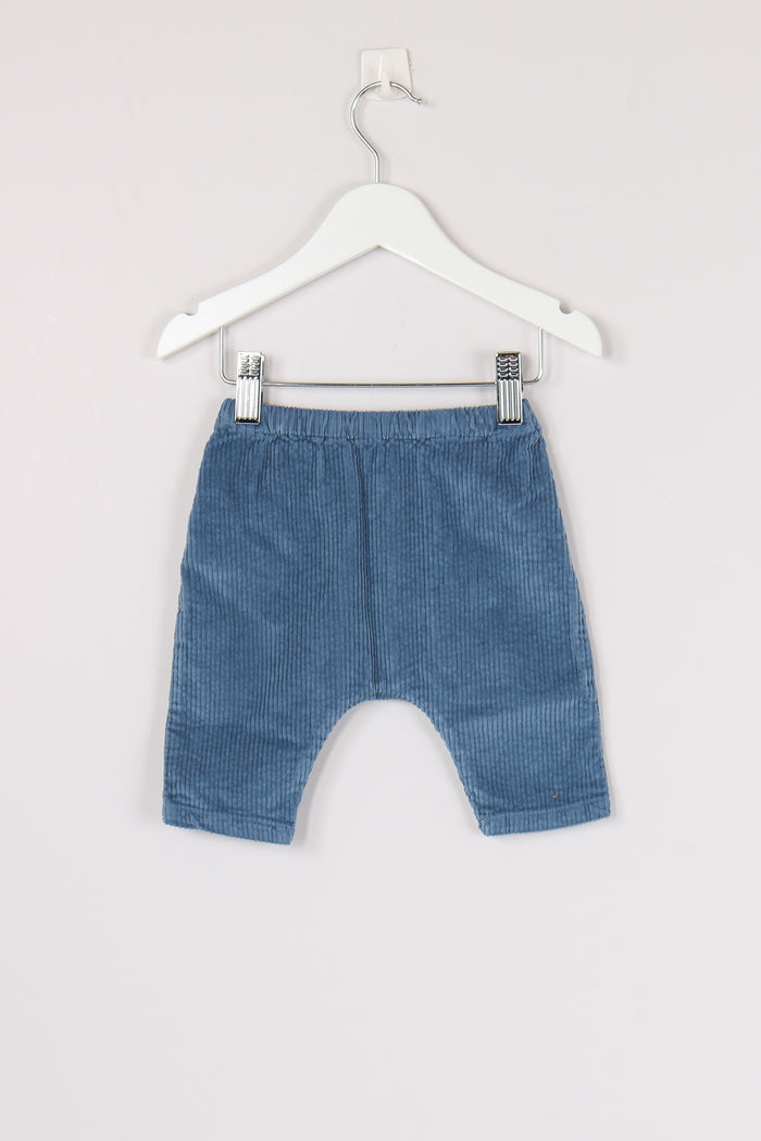 Pantalone Velluto Vintage Azzurro