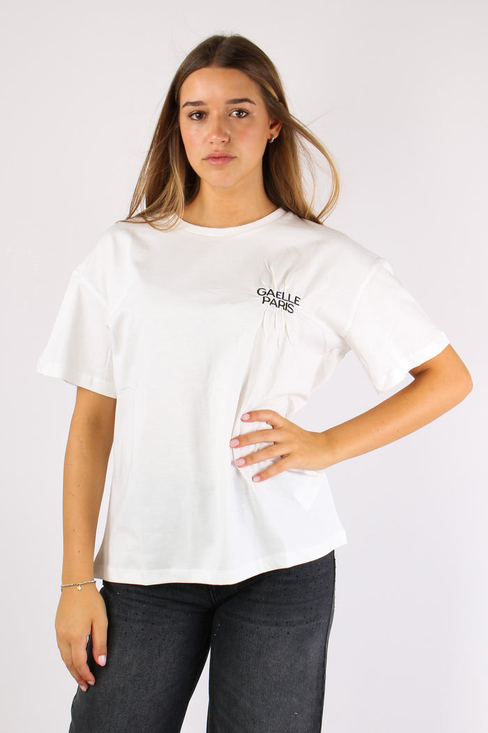 T-shirt Arriccio Logo Off White-3