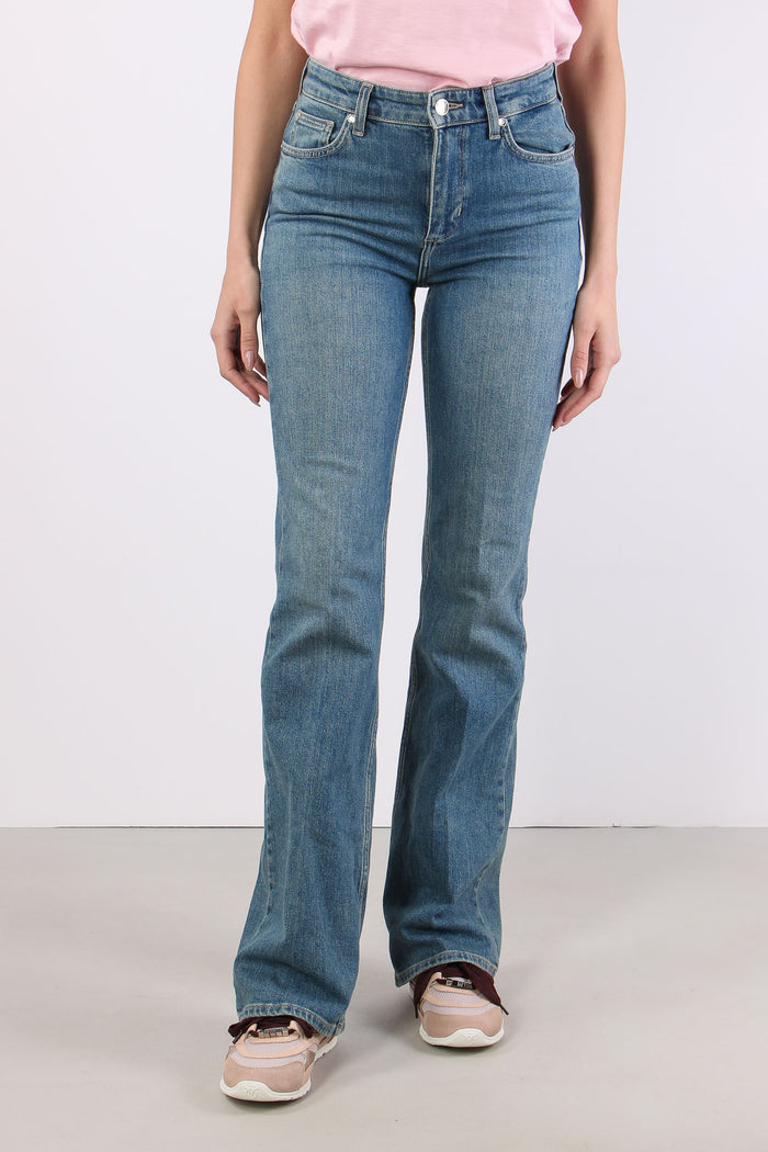 Jeans Basico Zampa Denim Blu-6