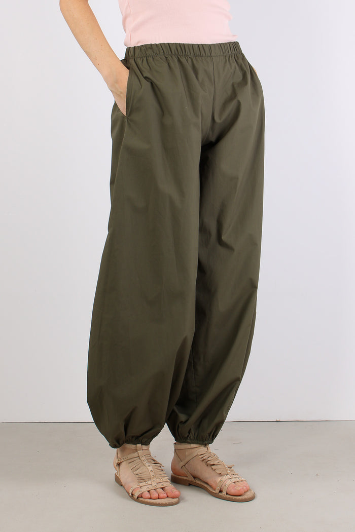 Pantalone Popeline Elastico Fo Militare-3