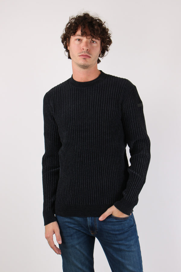 Girocollo Coste Blue Black-2