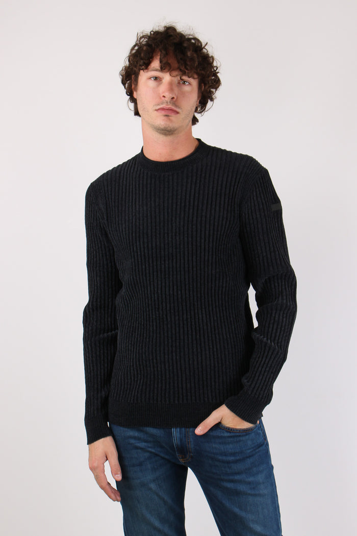 Girocollo Coste Blue Black-2
