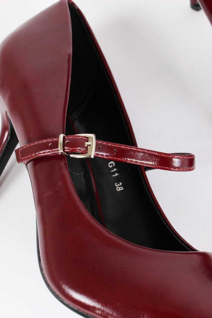 Decollete Laccetto Wine-4