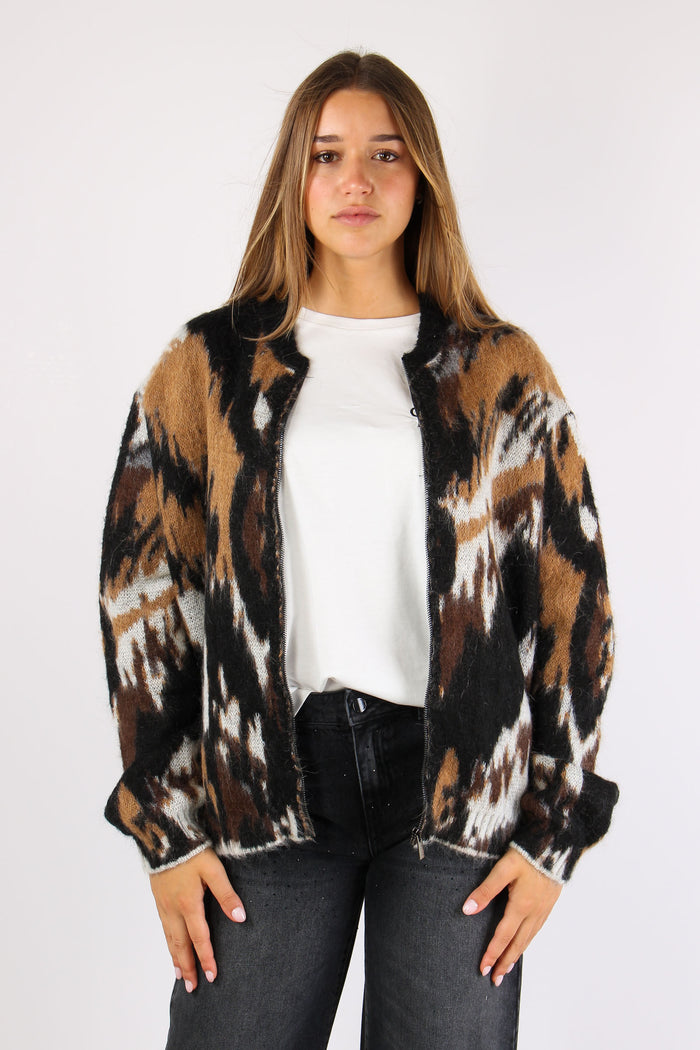 Bomber Jacquard Maculato-6