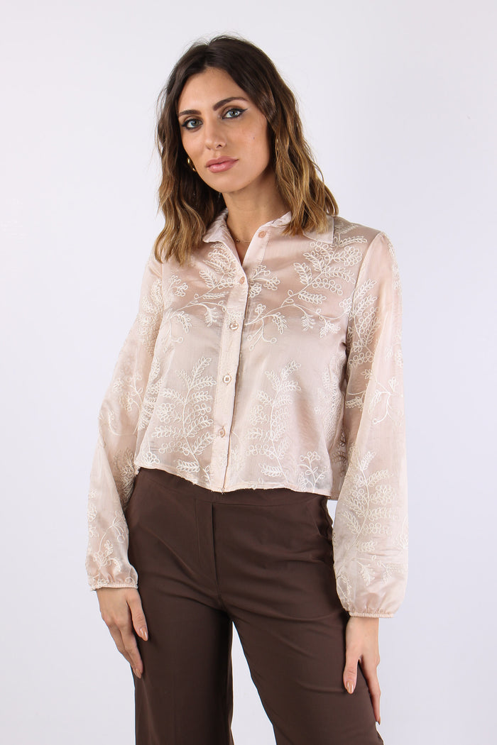 Camicia Mussola Ricami Cipria-2