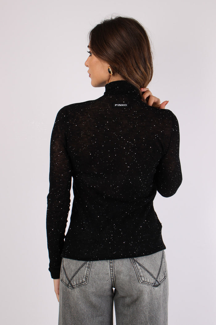 Pico Collo Alto Strass Nero Limousine-5