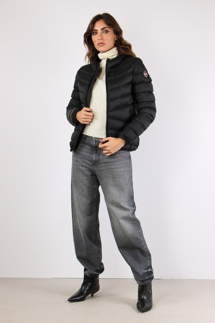 Piumino Corto Trapunta Nero-3