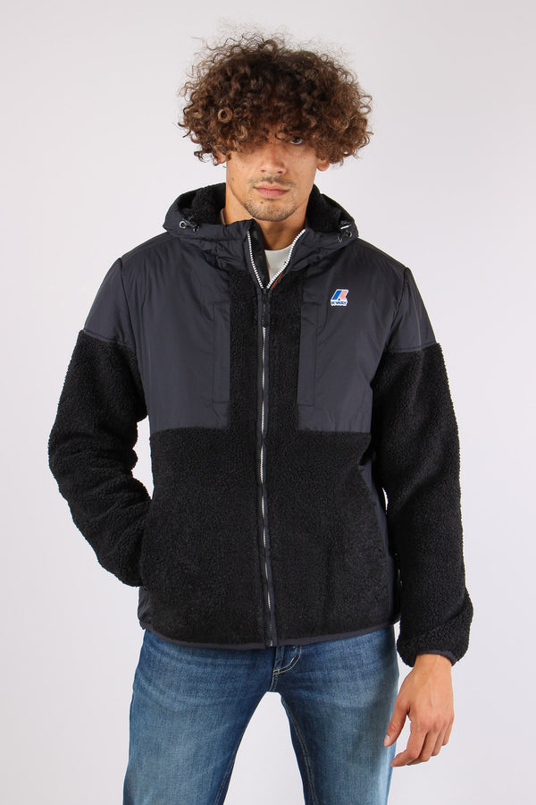 Giubbotto Inserto Teddy Black Pure