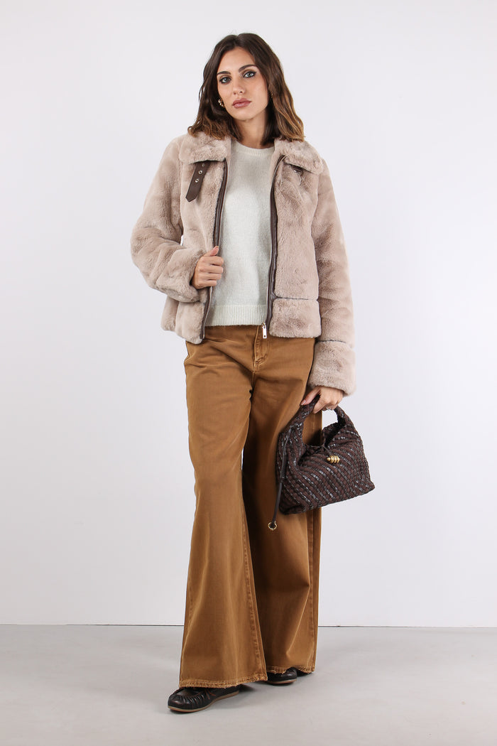 Bomber Profilo Ecopelle Oat-6