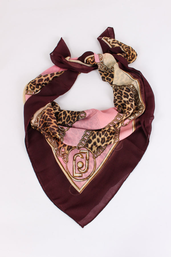 Foulard Catena Animalier Red