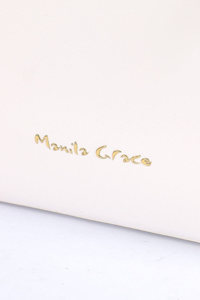 Tote Bag Manici Sottili Bianco Ottico-10