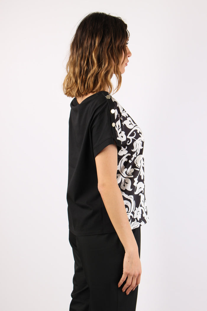 T-shirt Inserto Fantasia Nero/arabo-6
