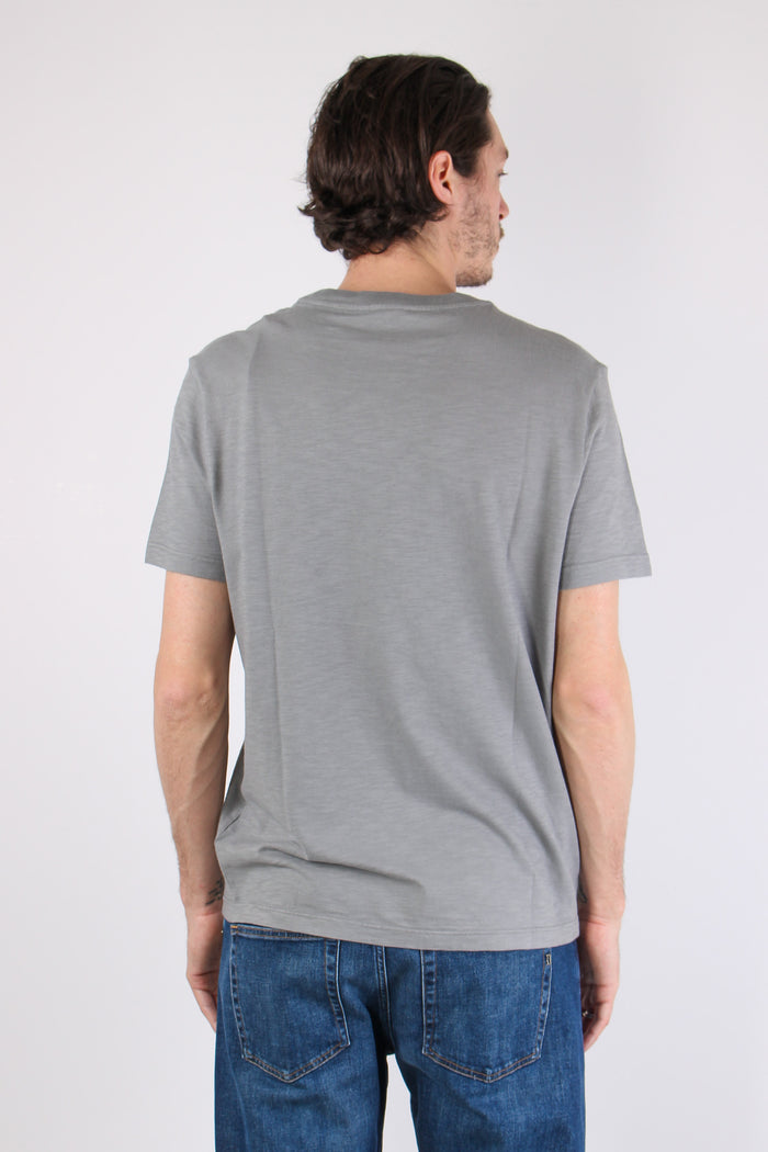 T-shirt Cotone Fiammato Logo Fume-4