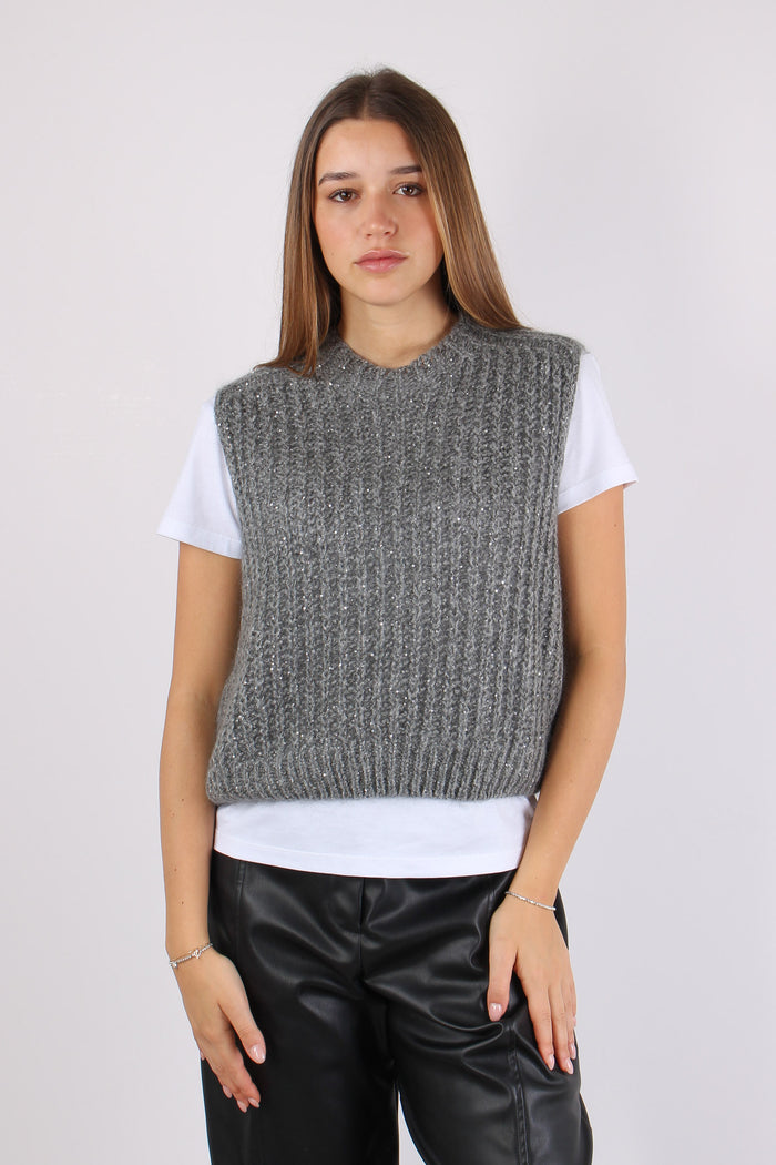 Gilet Mohair Paillettes Perla-2