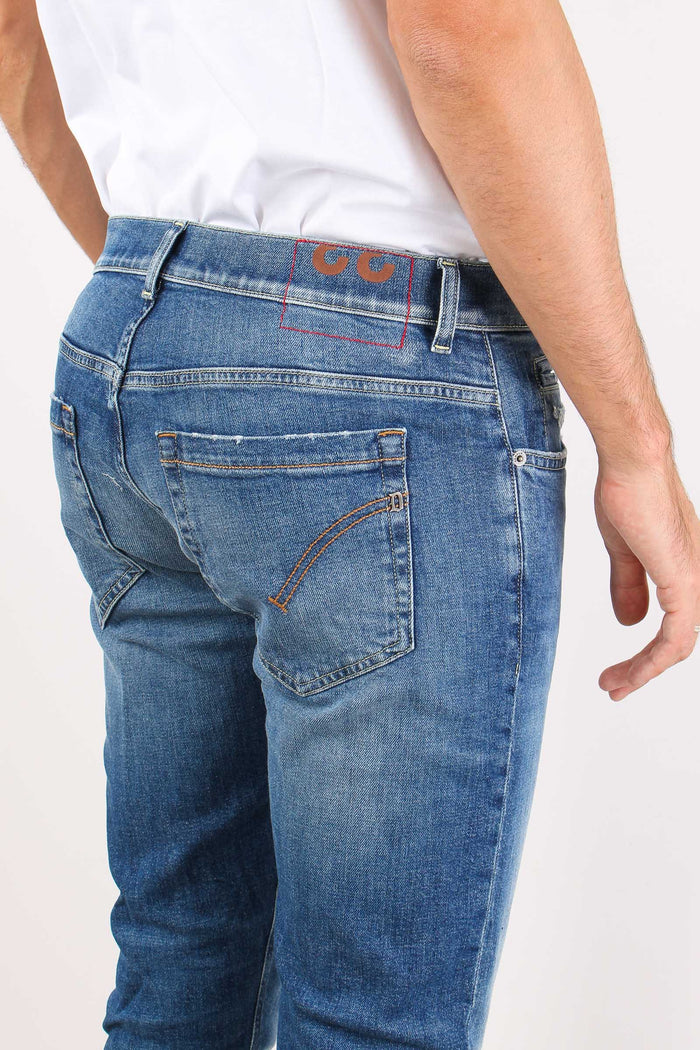 George Denim Slim Fit Vita Bassa Denim Medio-7