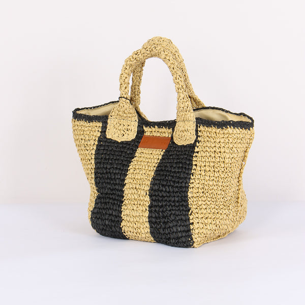 Shopping Rafia Riga Beige-2