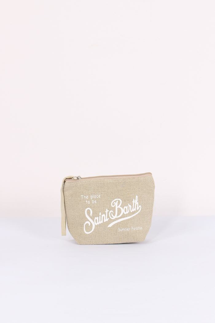 Aline Pochette Lino Beige