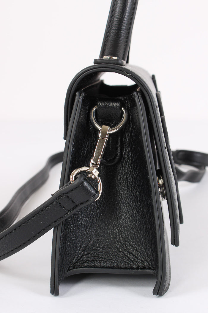 Tracolla Rigida Logo Corsivo Nero-5