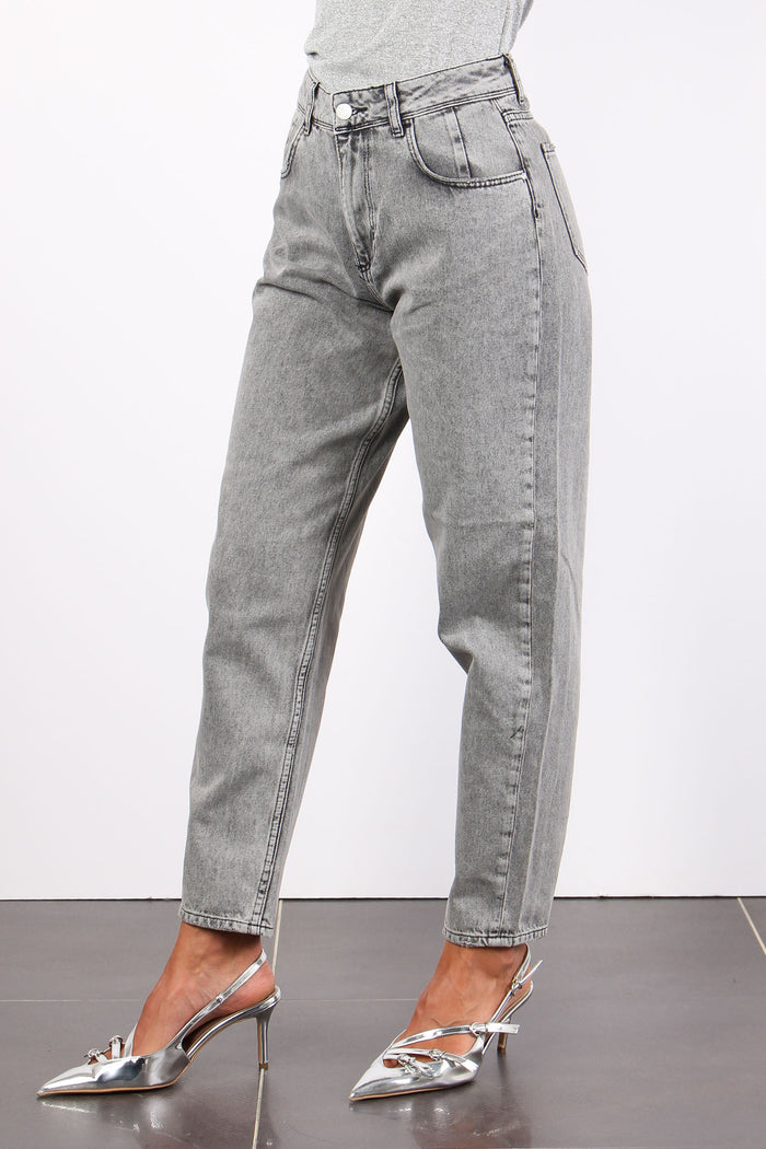 Denim Carrot Fit Denim Grigio-3