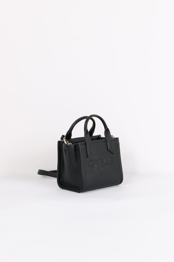 Mini Shopping Maxilogo Nero-6