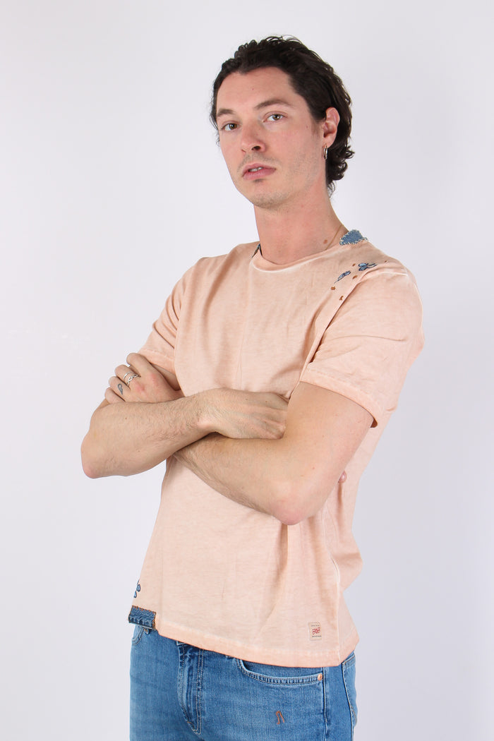 T-shirt Ricamo Fiori Aurora-4