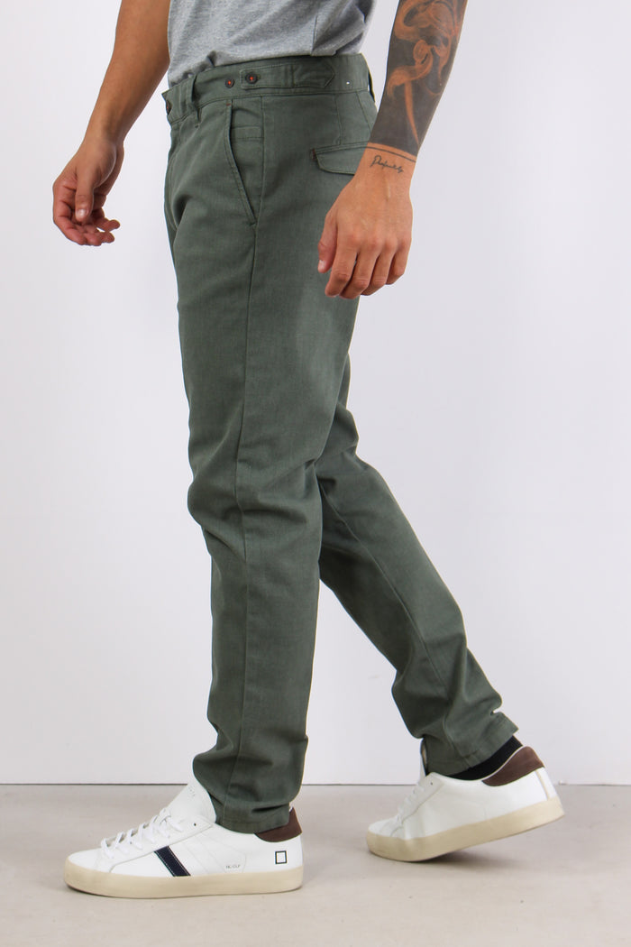Pantalone Chino Riprese Latera Menta-6