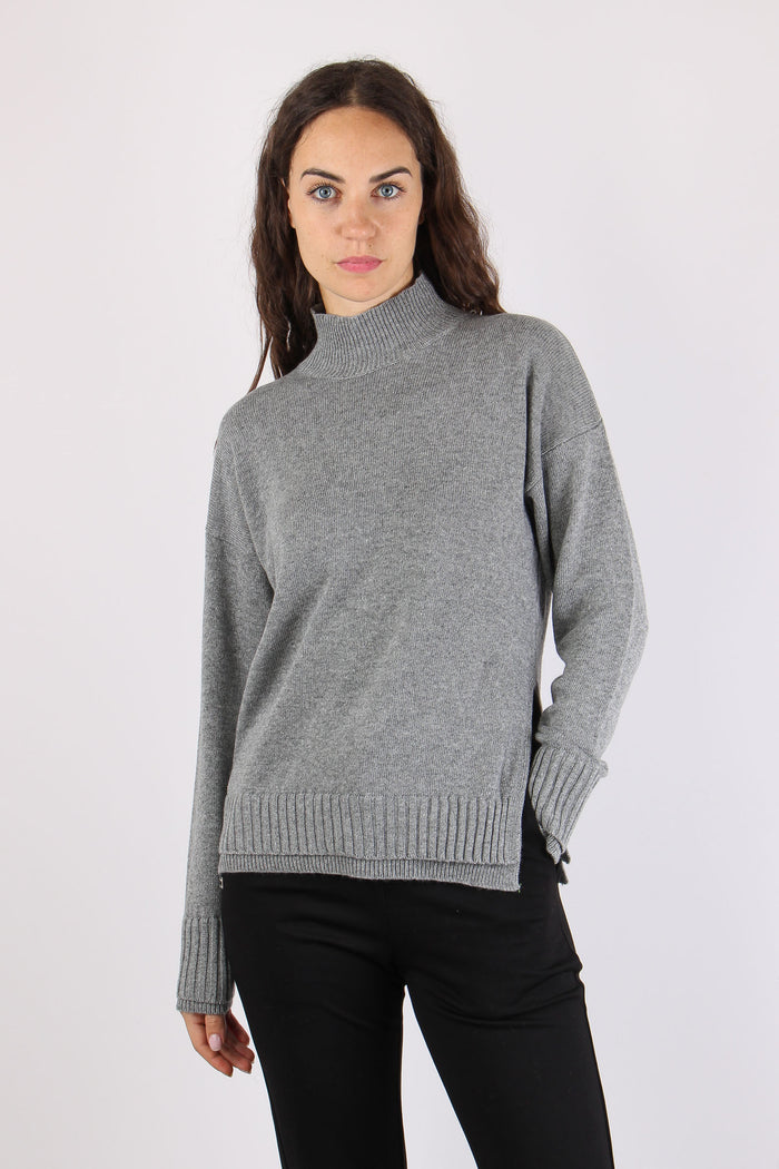 Collo Alto Apertura Melange Grey-2