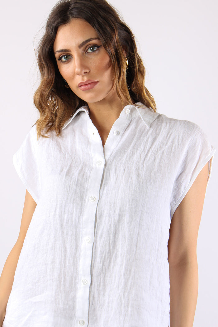 Camicia Smanicata Bottini Retr Naturale-6