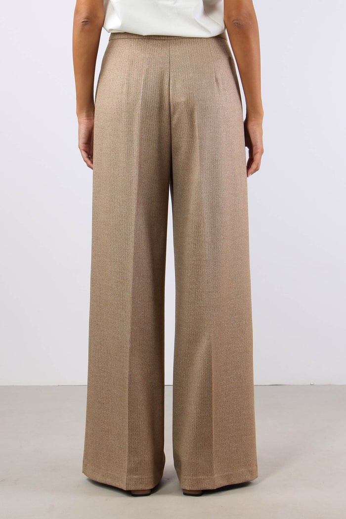 Pantalone Taschino Spinato Cammello-4