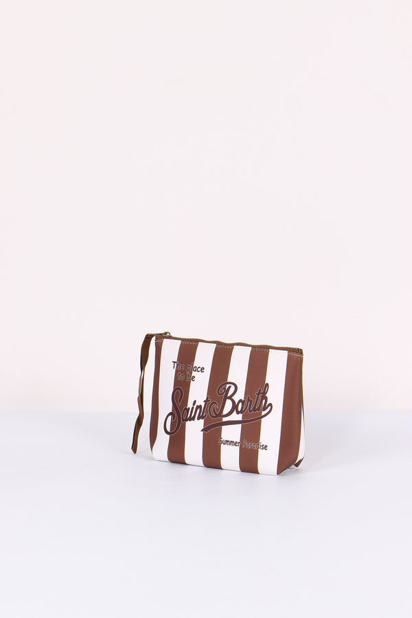Aline Pochette Righe Moro/bianco-2