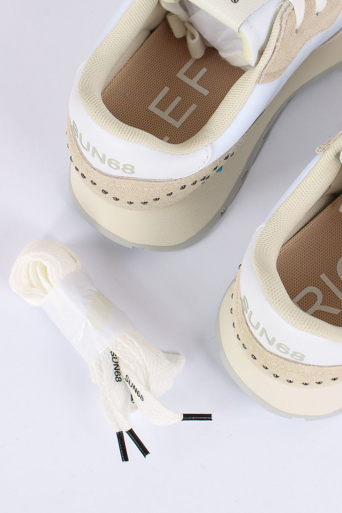 Sneakers Ally Studs Bianco-7