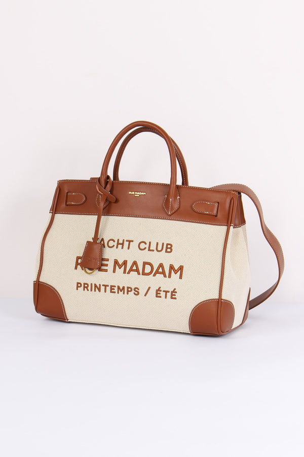 Shopping  Canvas Scritta Canvas Brown-2