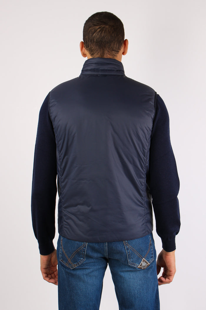 Piumino Smanicato Navy-4