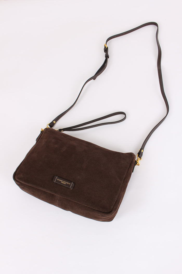 Nora Pouch Pochette Suede Moka-4