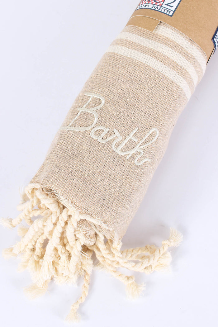 Foutas Righe Beige/bianco-3