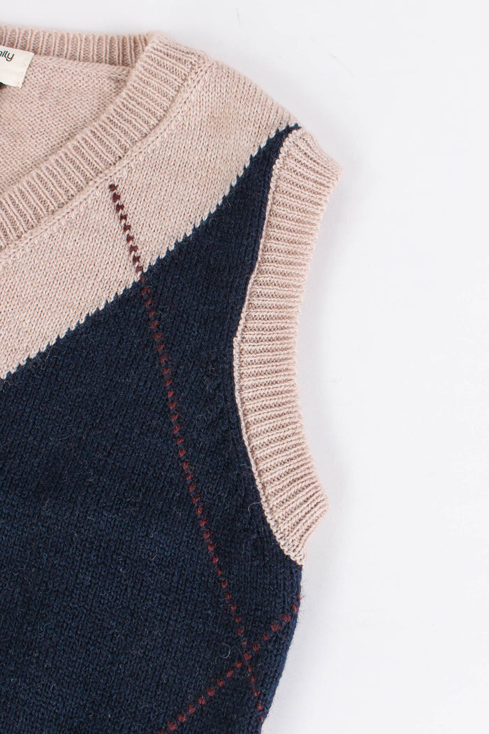 Gilet Losanga Tortora-3