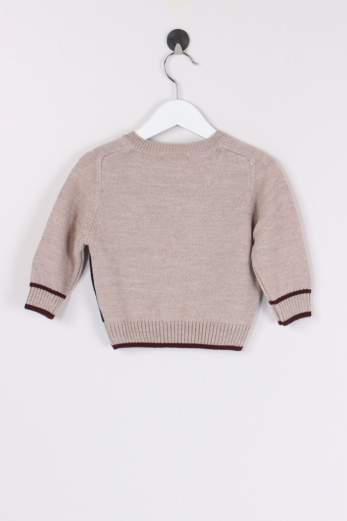 Pullover Losanga Tortora-2