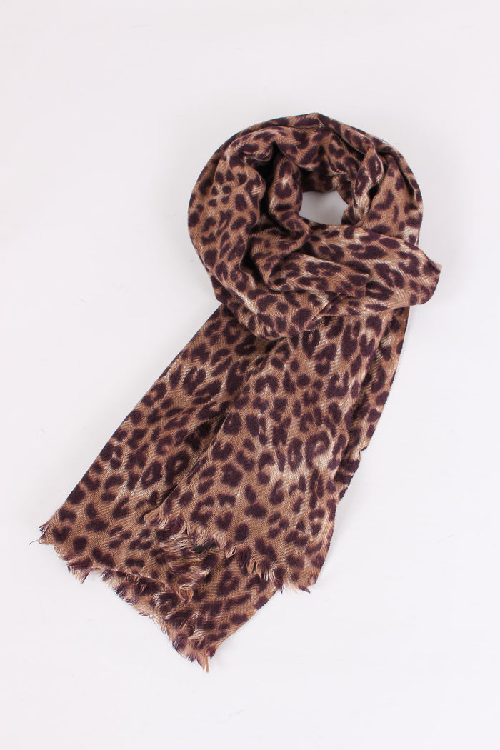 Sciarpa Animalier Cammello-2