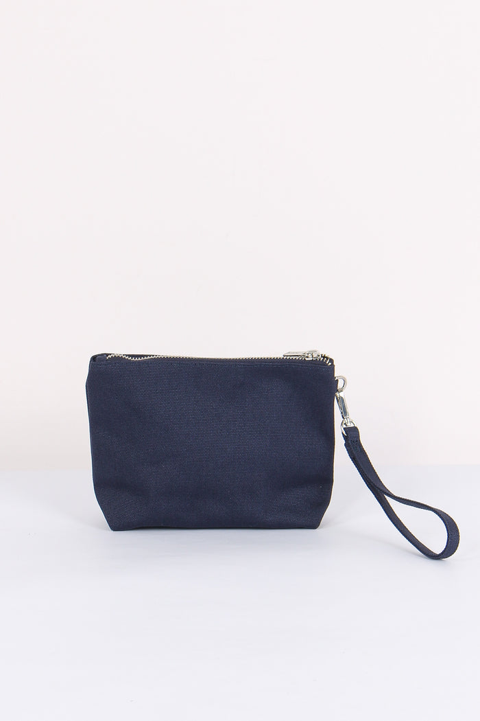 Mini Pochette Canvas Navy Blue-3